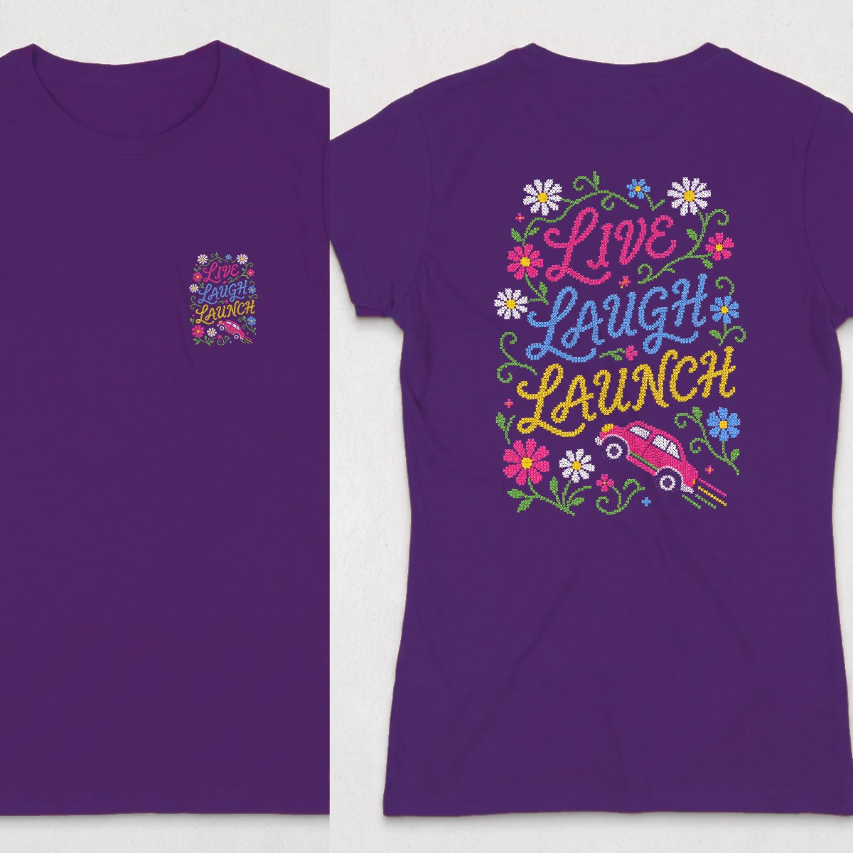 Purple | Front & Back