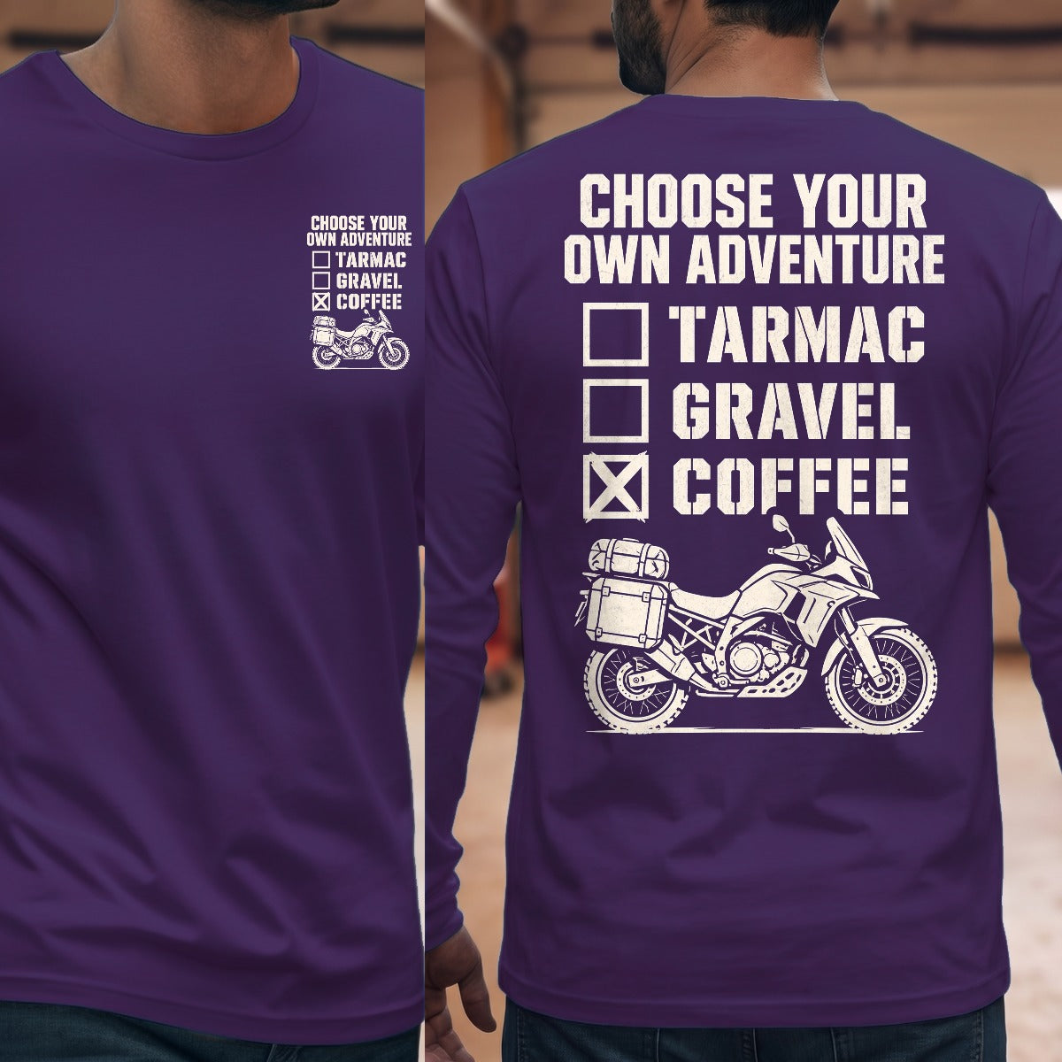 Purple | Front & Back