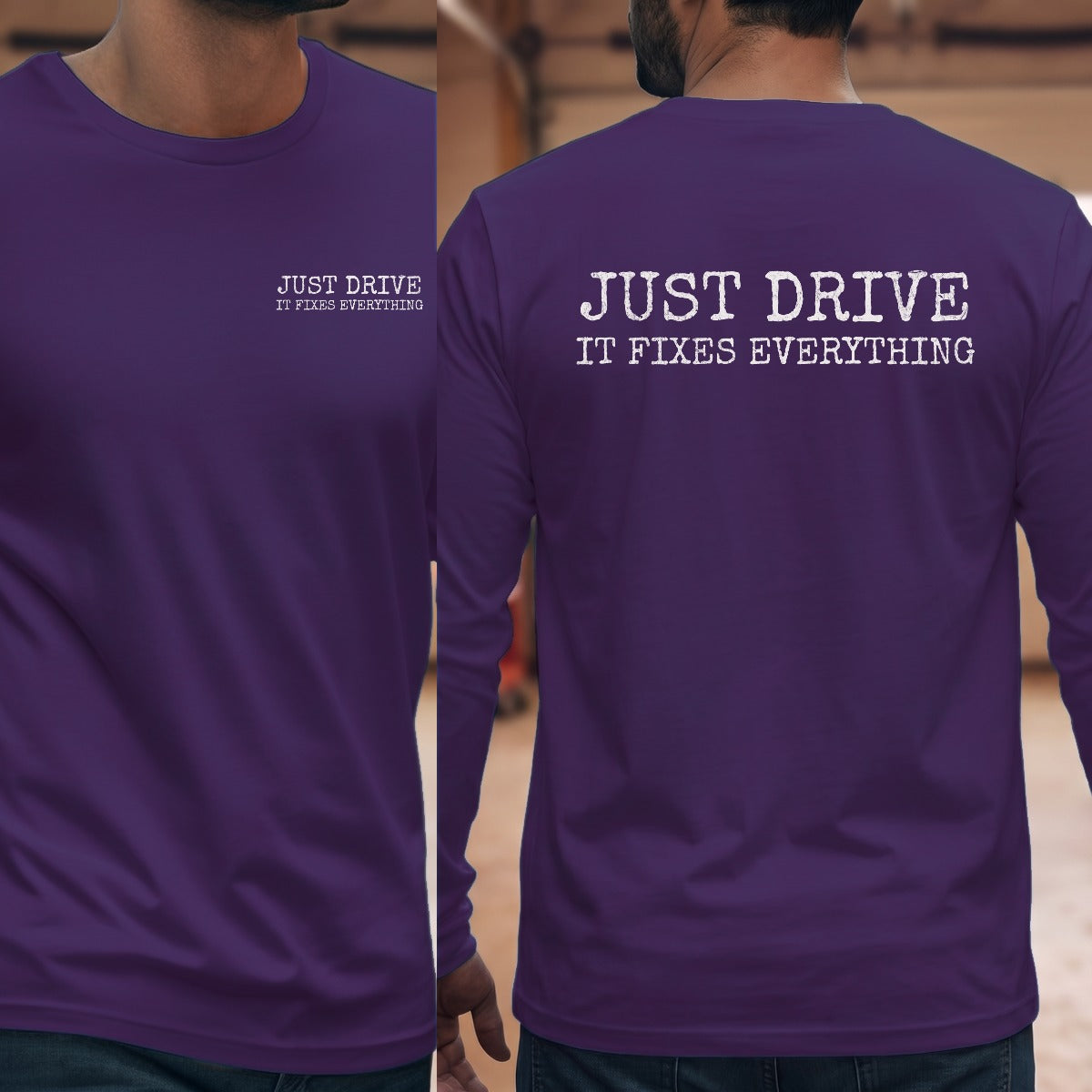 Purple | Front & Back