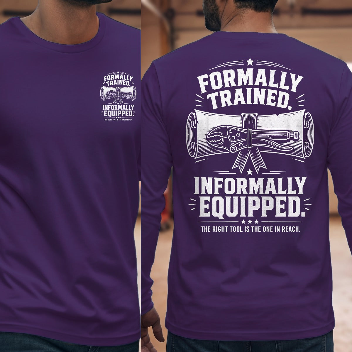 Purple | Front & Back
