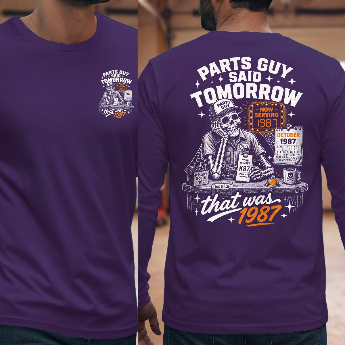 Purple | Front & Back