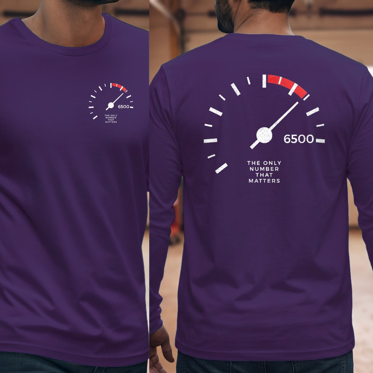 Purple | Left Chest + Back