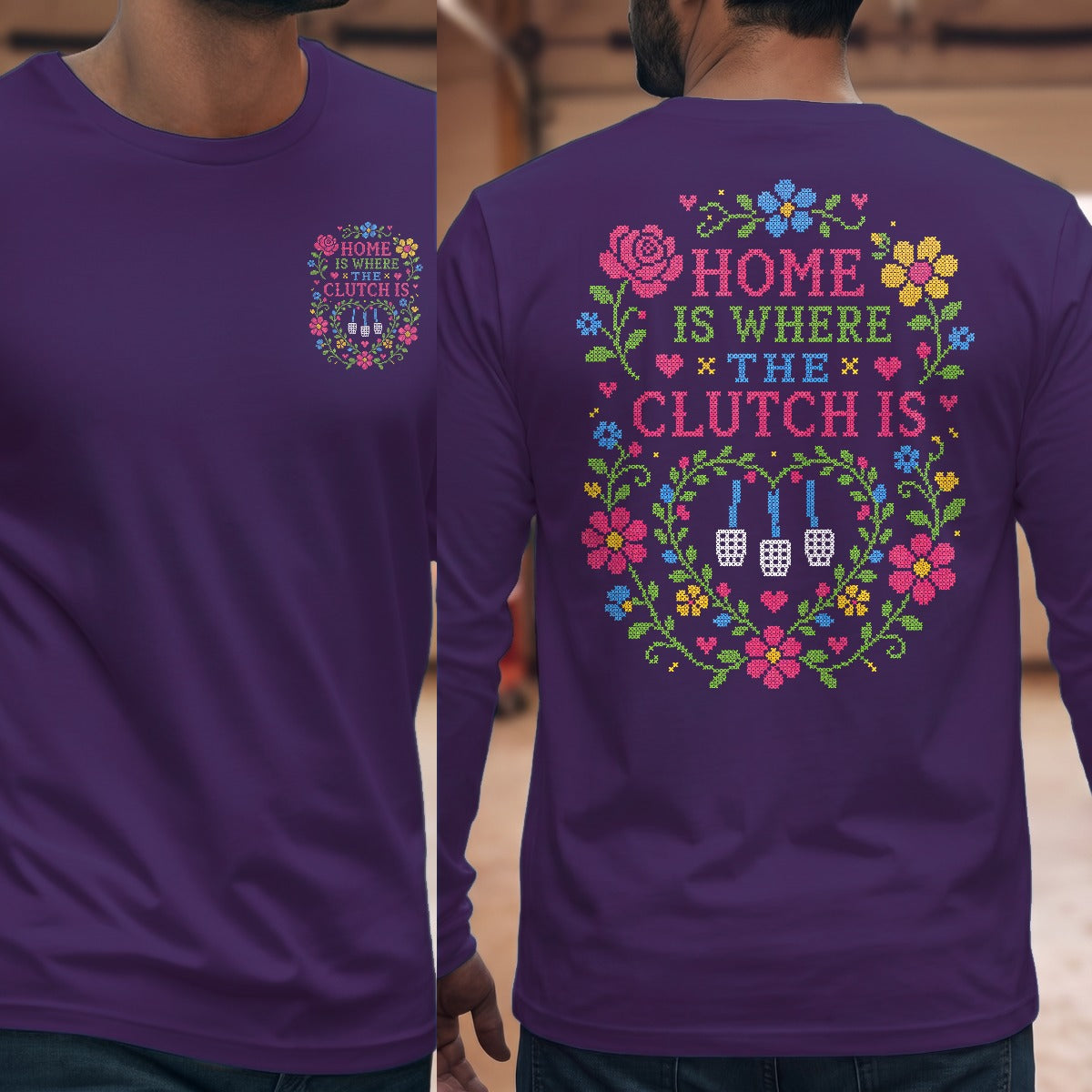 Purple | Front & Back