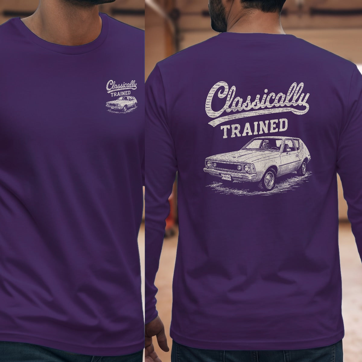 Purple | Front & Back