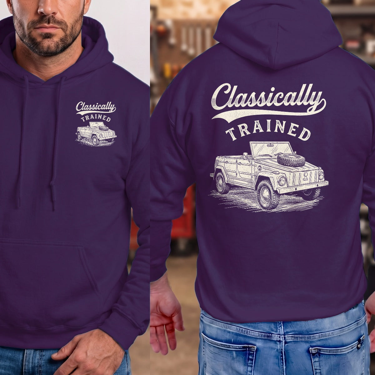 Purple | Front & Back
