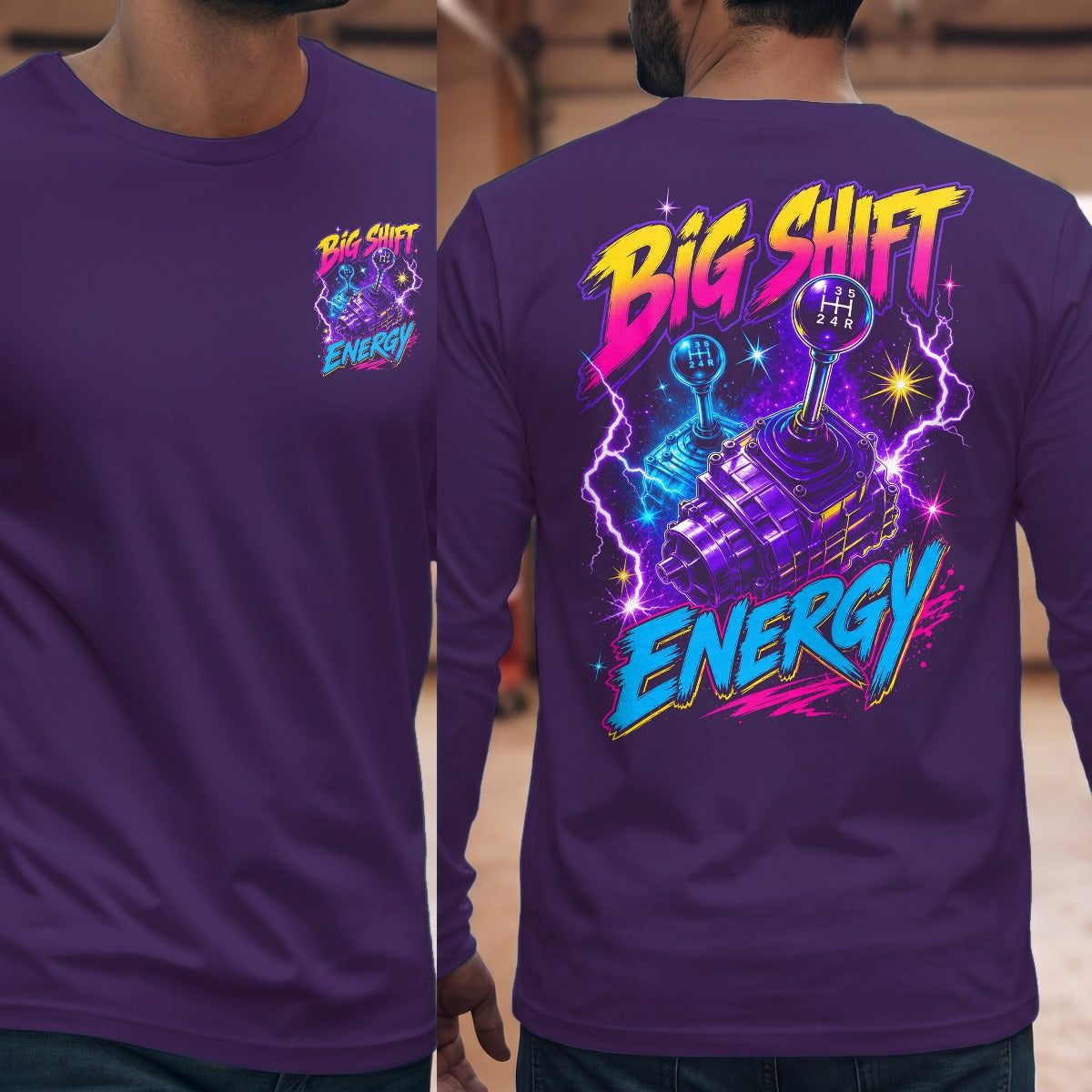 Purple | Front & Back