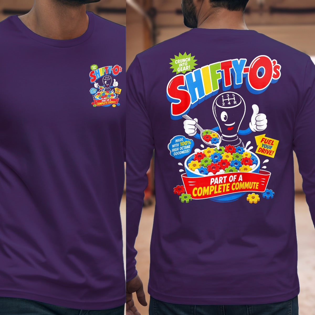 Purple | Front & Back