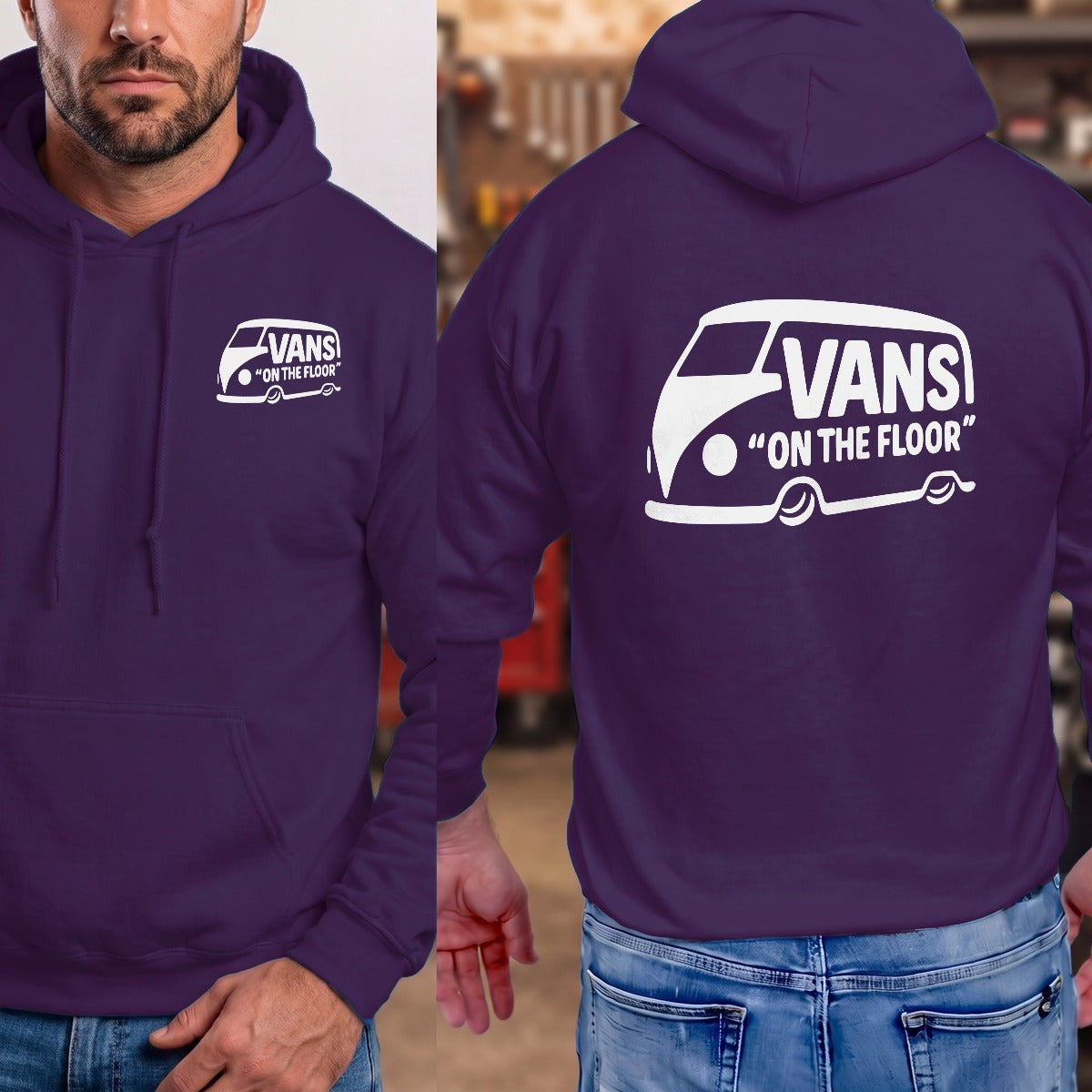Purple | Left Chest + Back