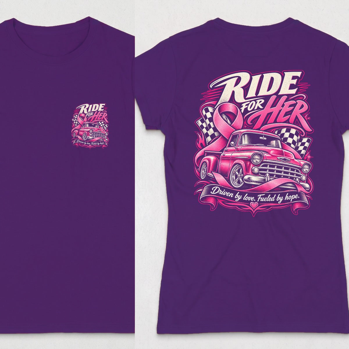 Purple | Left Chest + Back