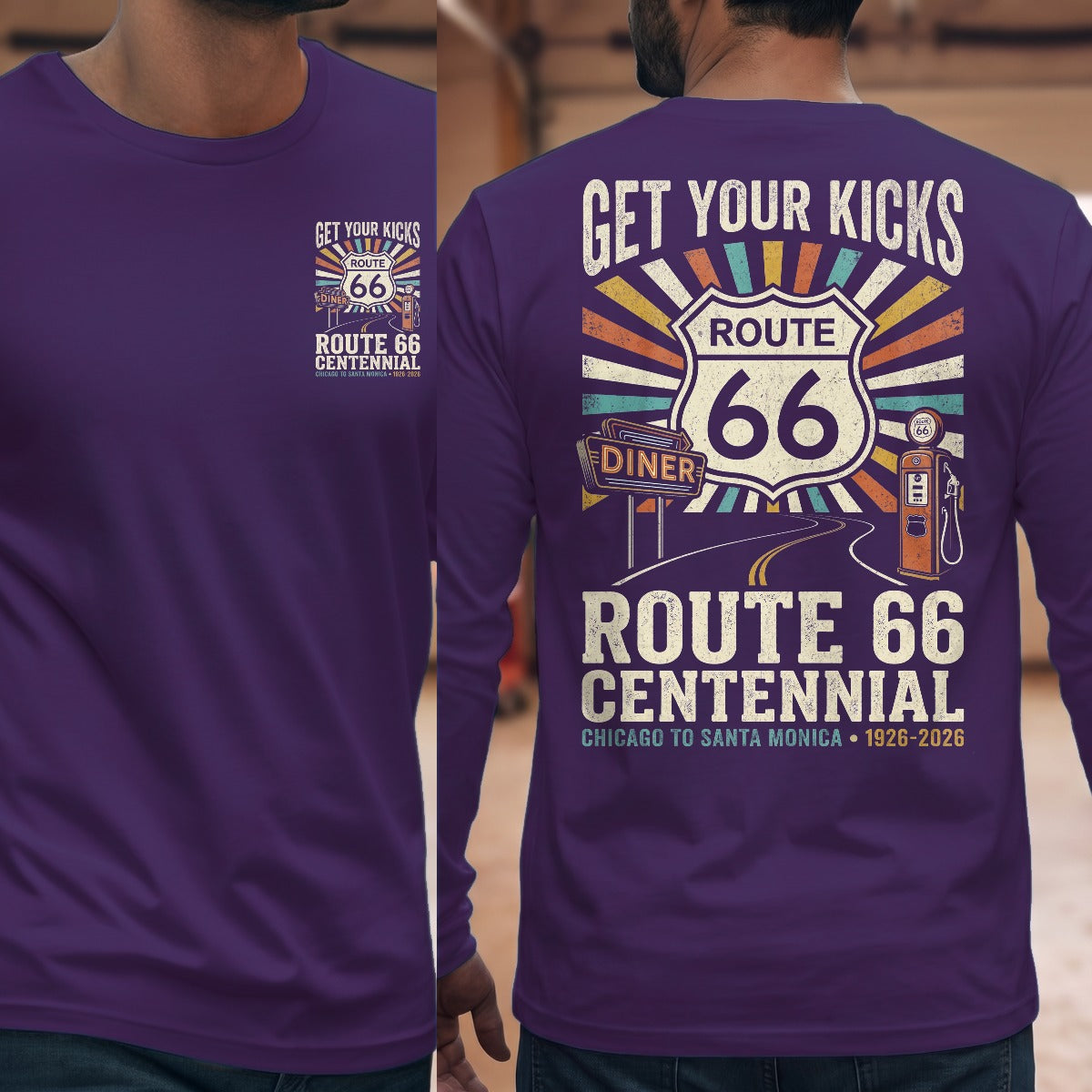 Purple | Front & Back