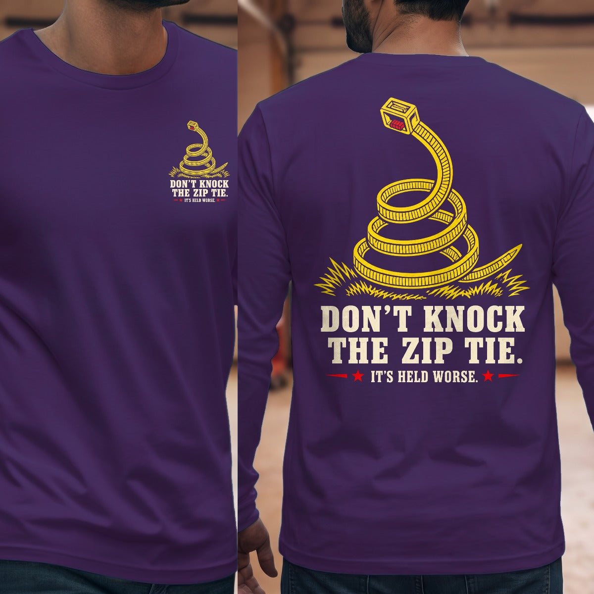 Purple | Front & Back