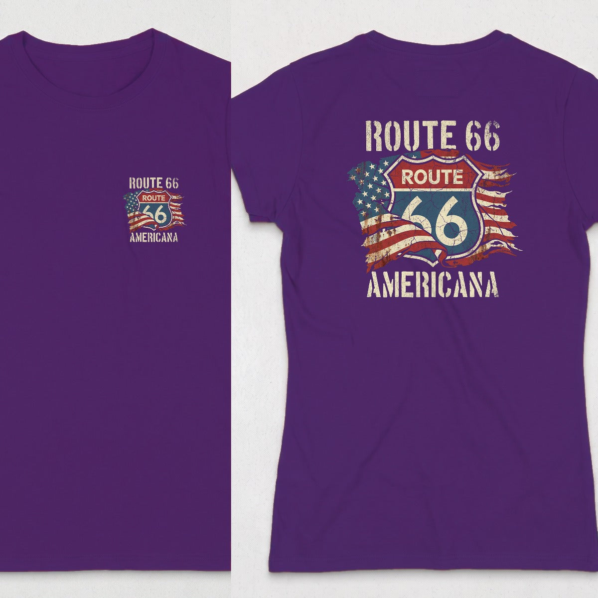 Purple | Front & Back