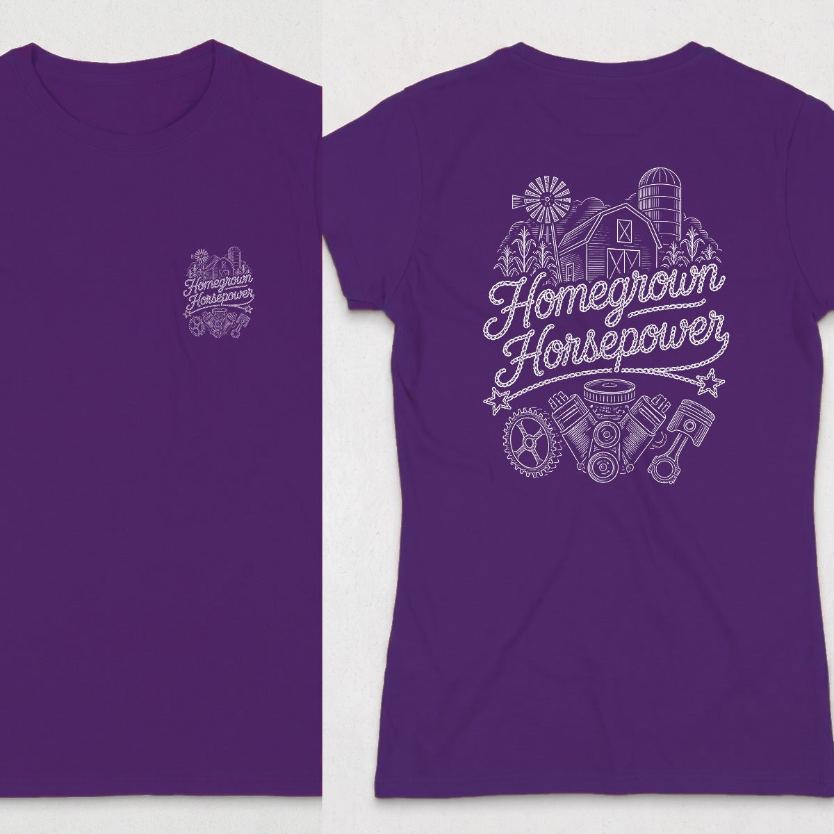 Purple | Front & Back