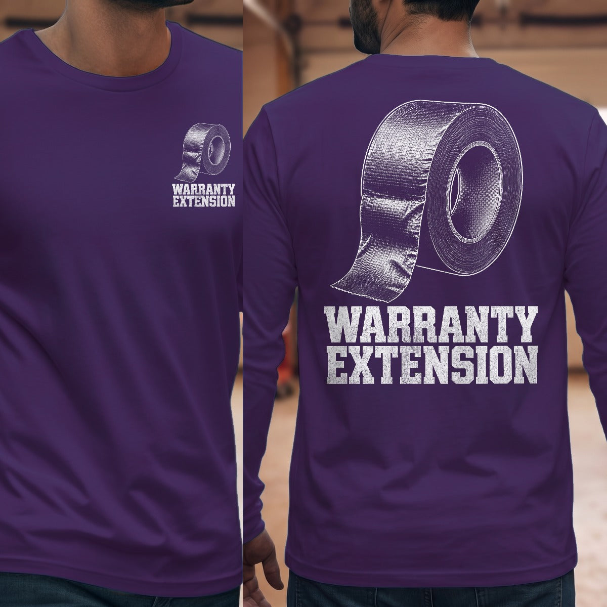Purple | Front & Back