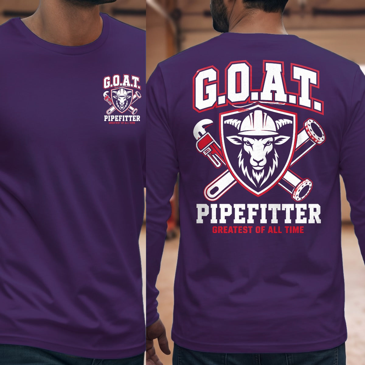 Purple | Front & Back