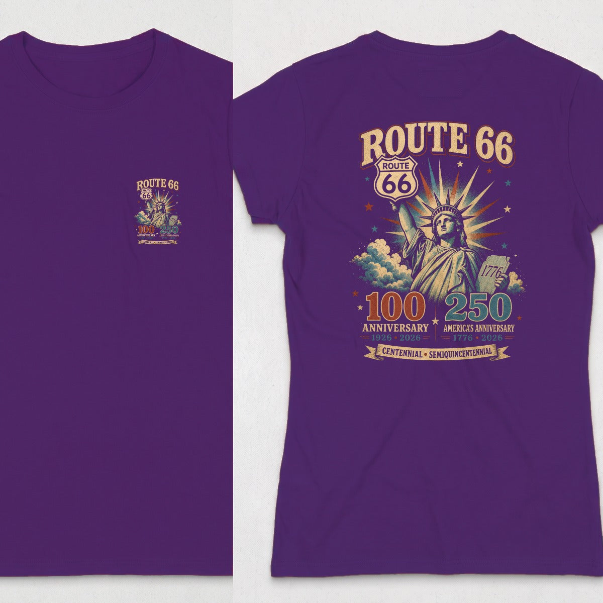 Purple | Front & Back