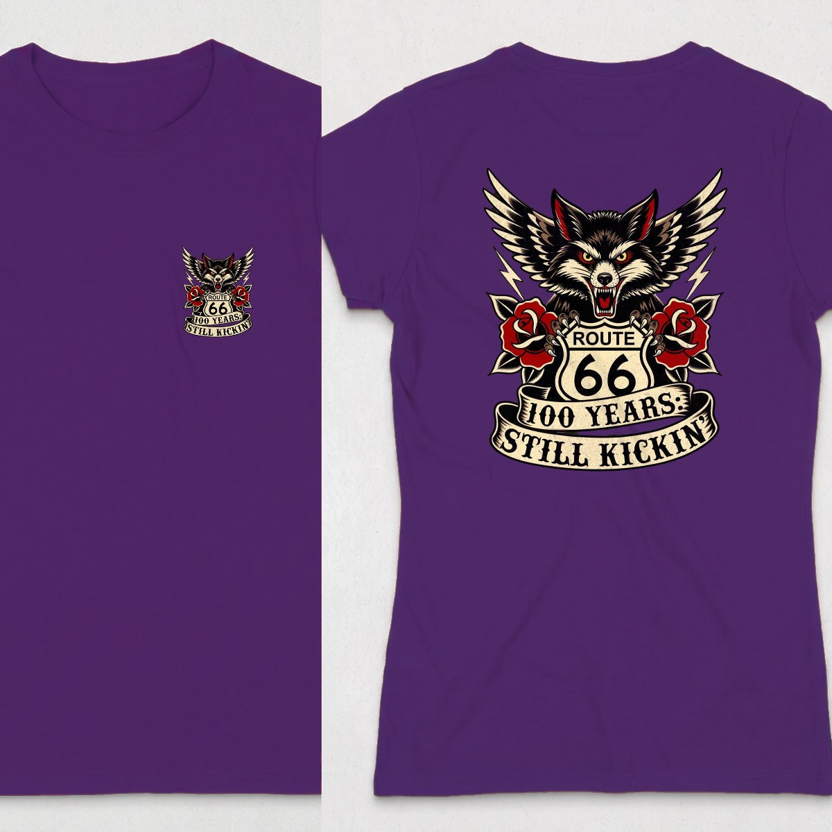 Purple | Front & Back