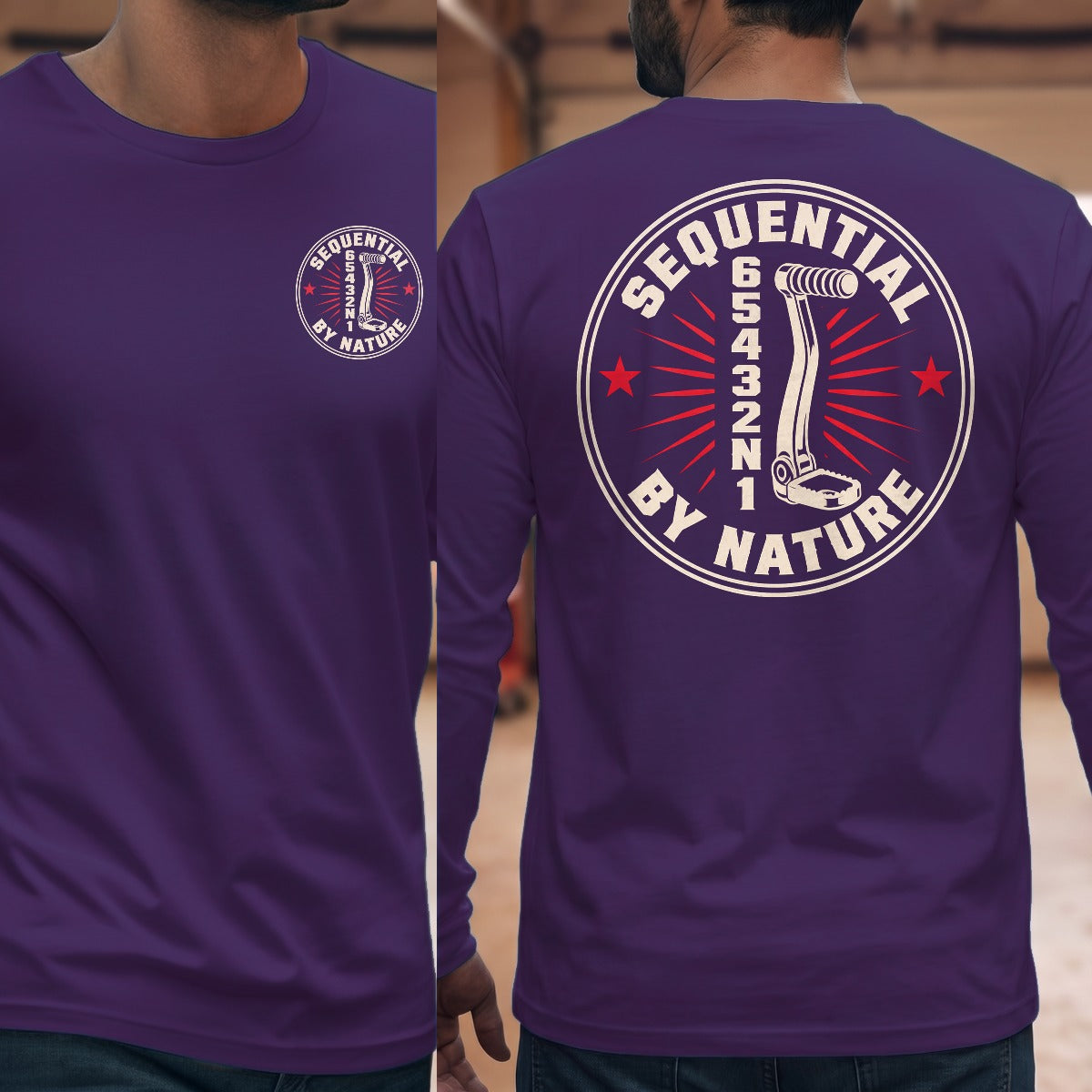 Purple | Front & Back