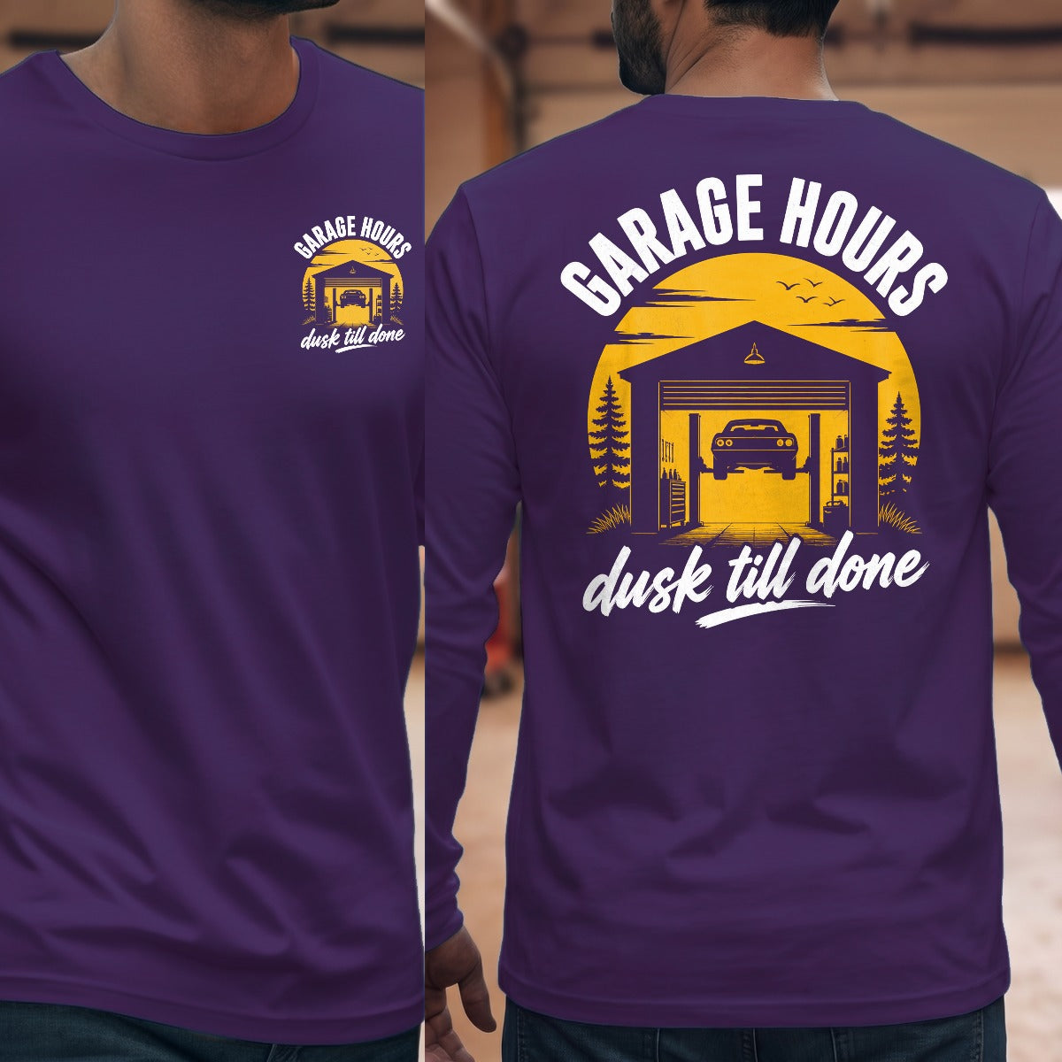 Purple | Front & Back