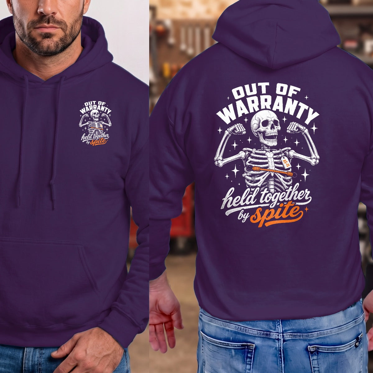 Purple | Front & Back