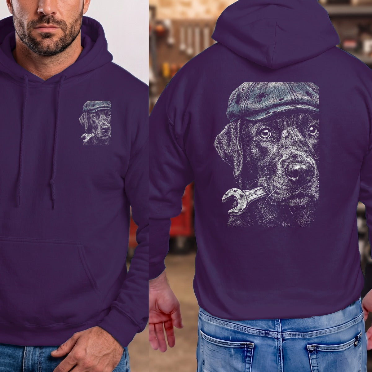 Purple | Front & Back