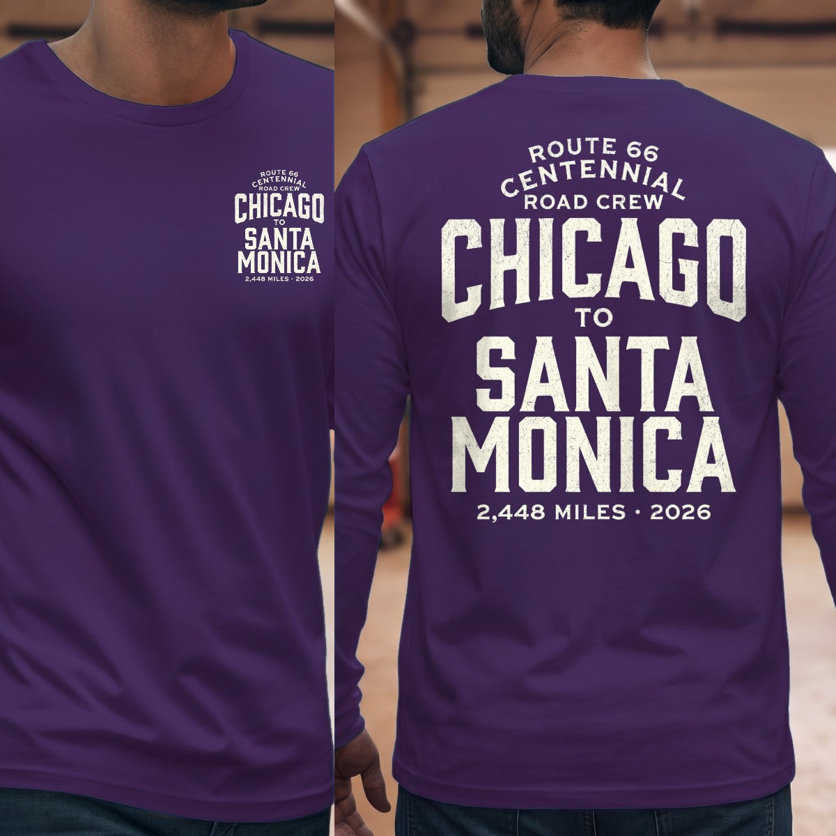 Purple | Front & Back