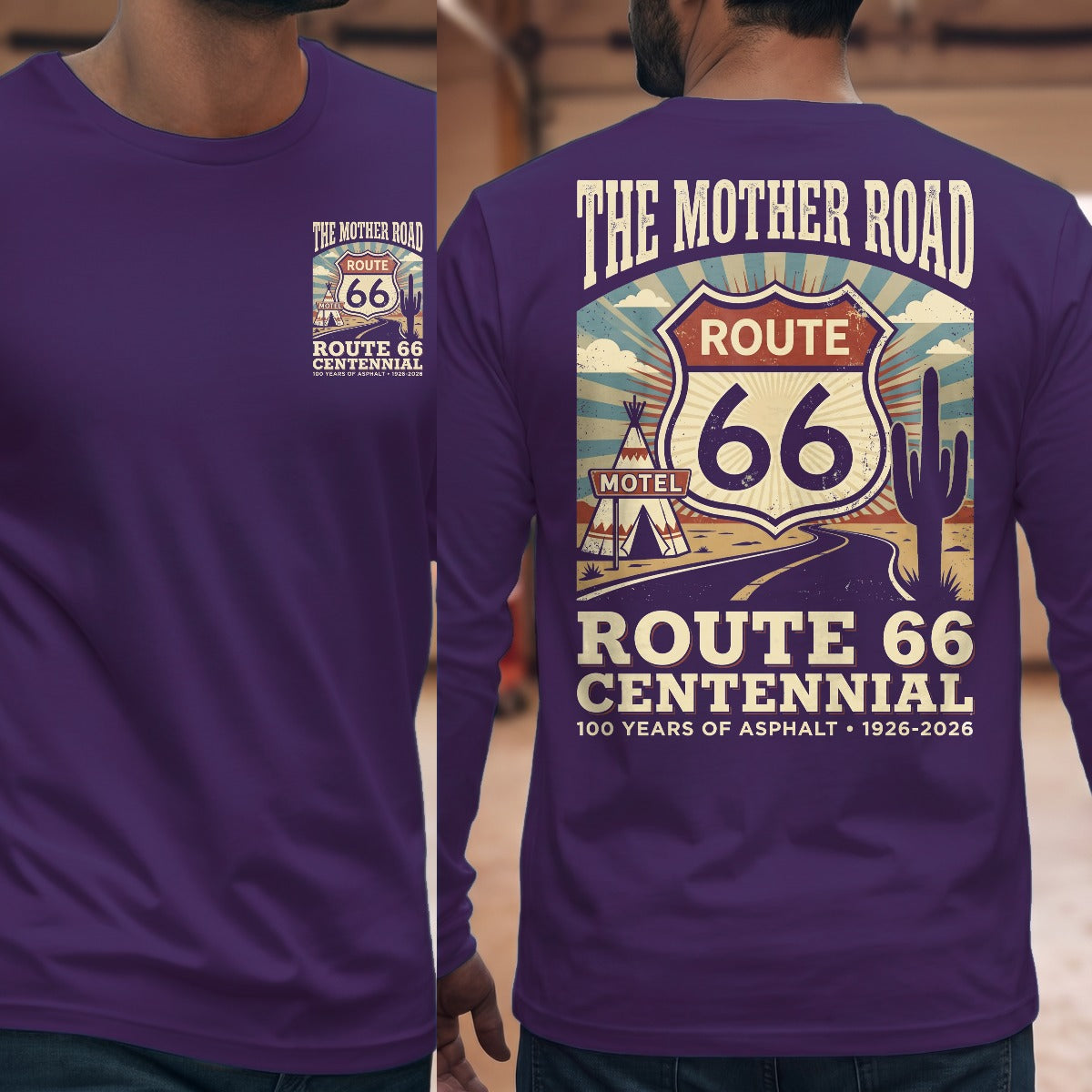 Purple | Front & Back