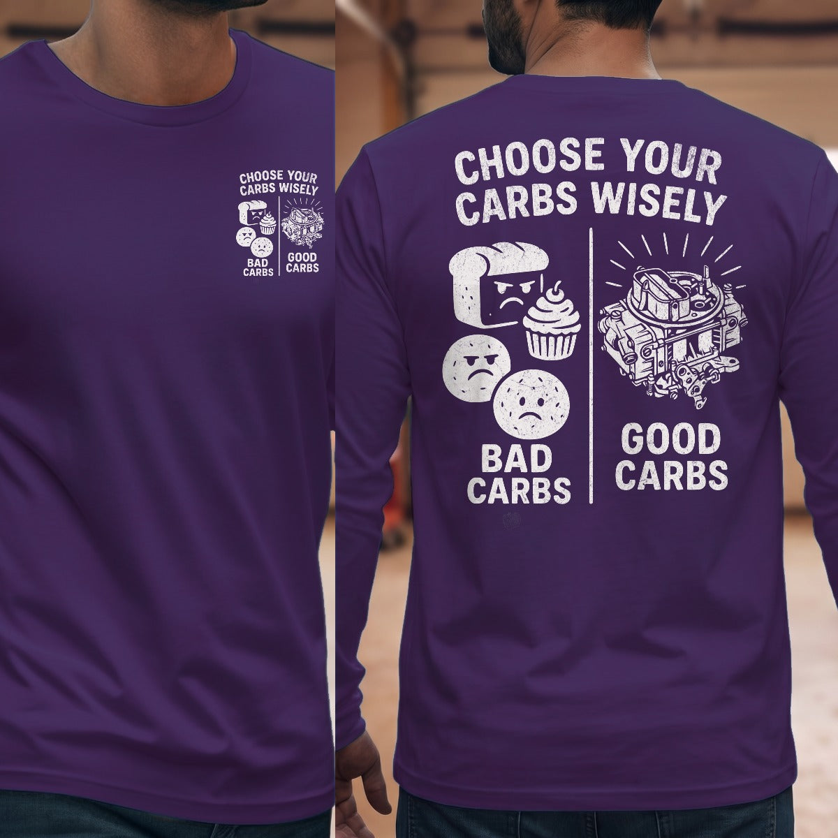 Purple | Front & Back