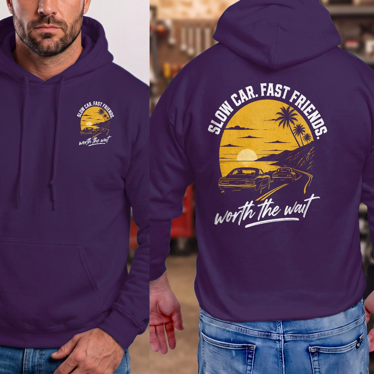 Purple | Front & Back