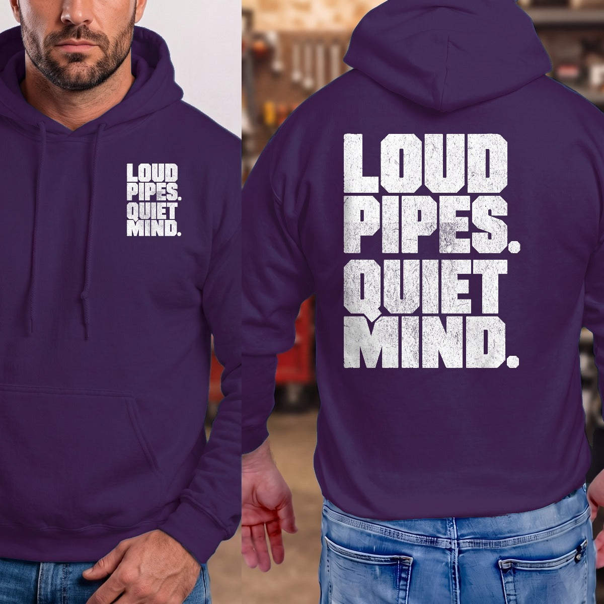 Purple | Front & Back