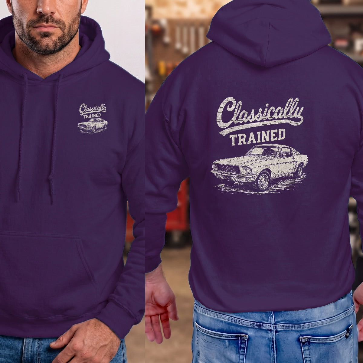 Purple | Front & Back