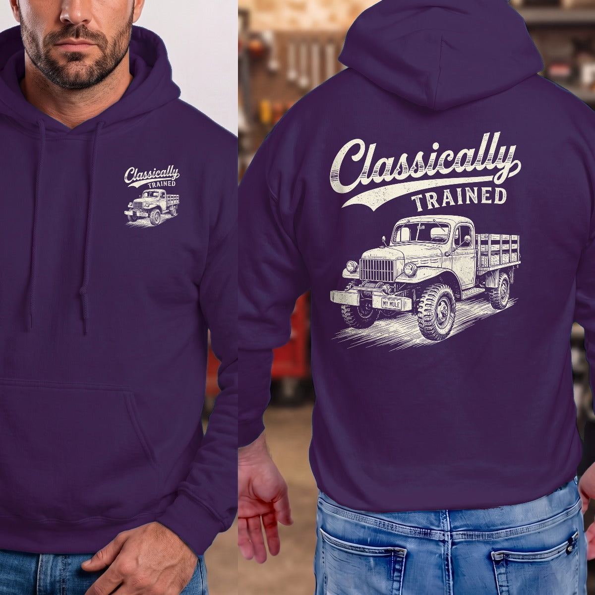 Purple | Front & Back