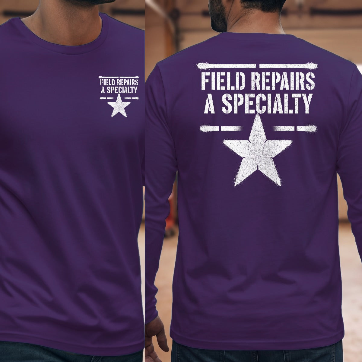 Purple | Front & Back