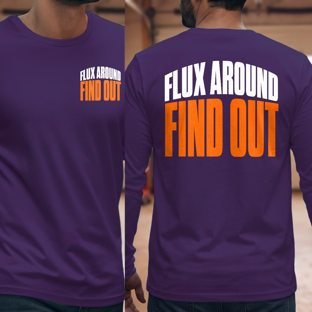 Purple | Front & Back