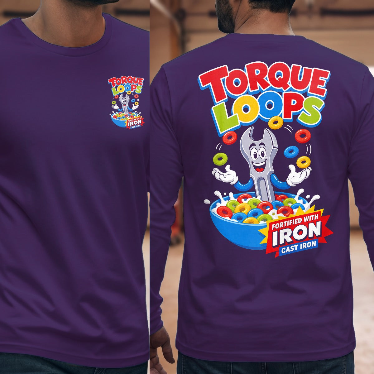 Purple | Front & Back