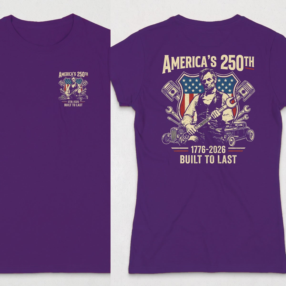Purple | Left Chest + Back