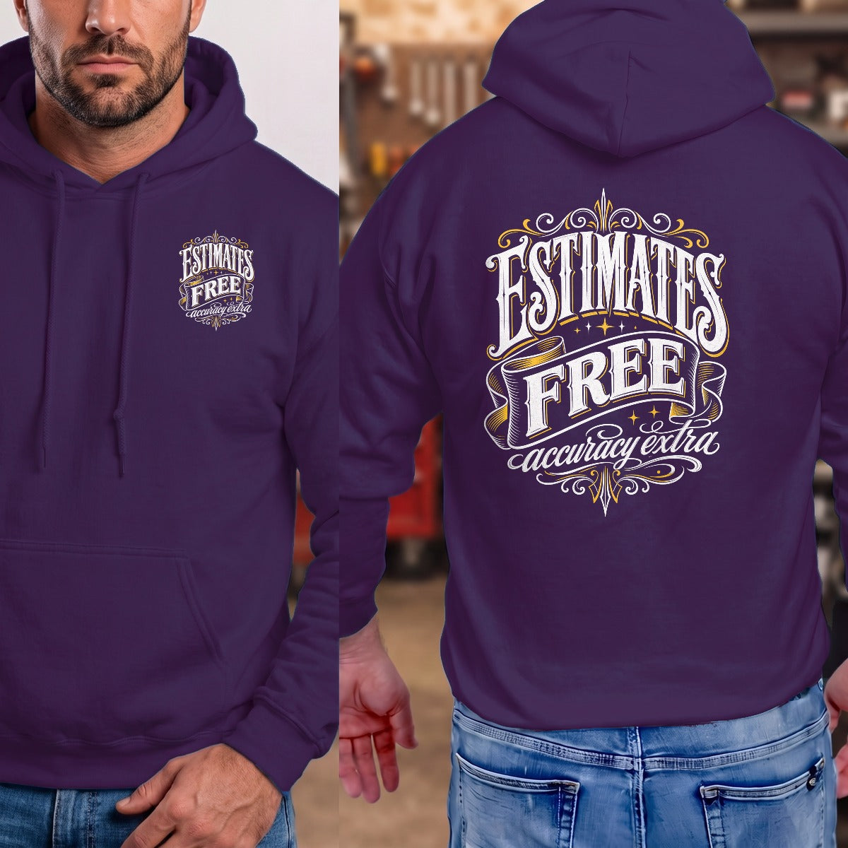 Purple | Front & Back