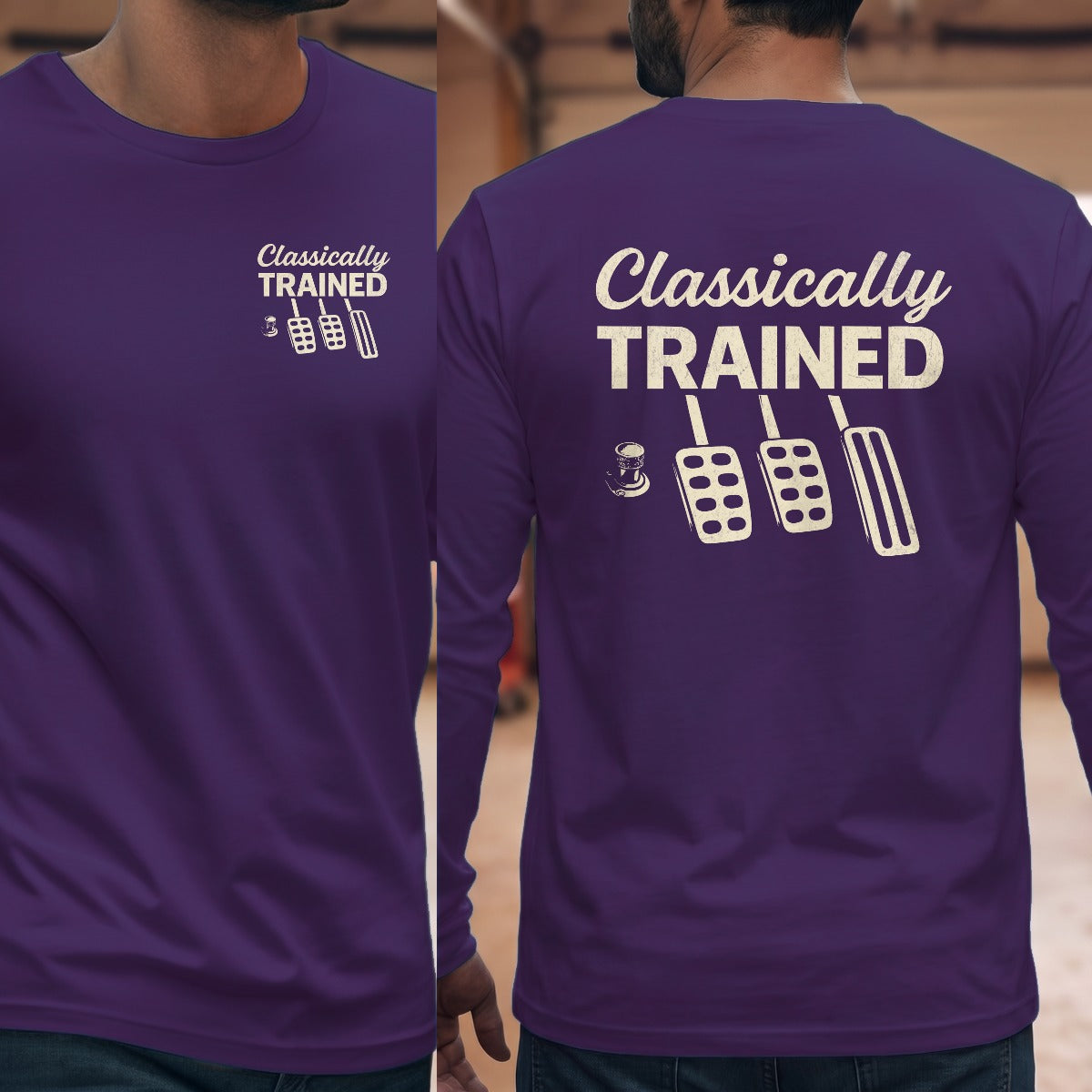 Purple | Left Chest + Back