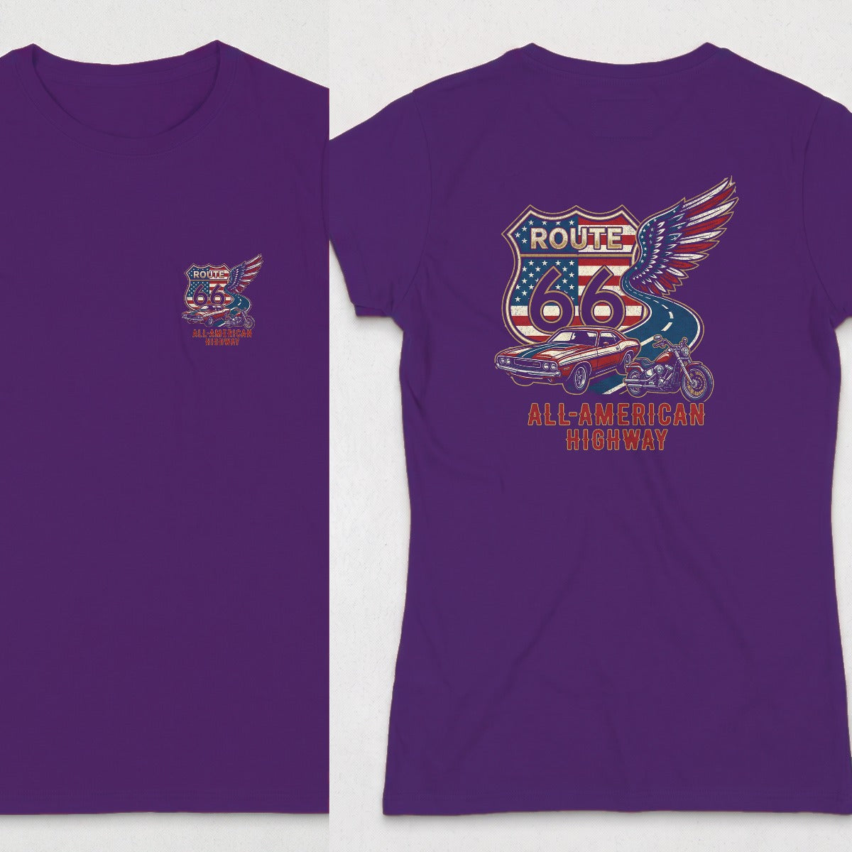 Purple | Front & Back