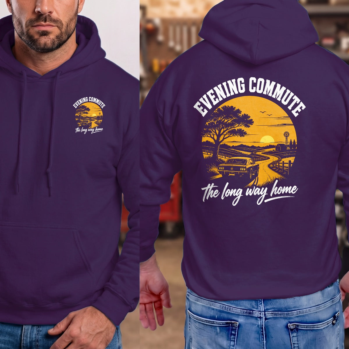 Purple | Front & Back