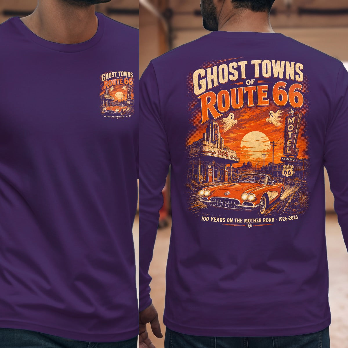 Purple | Front & Back