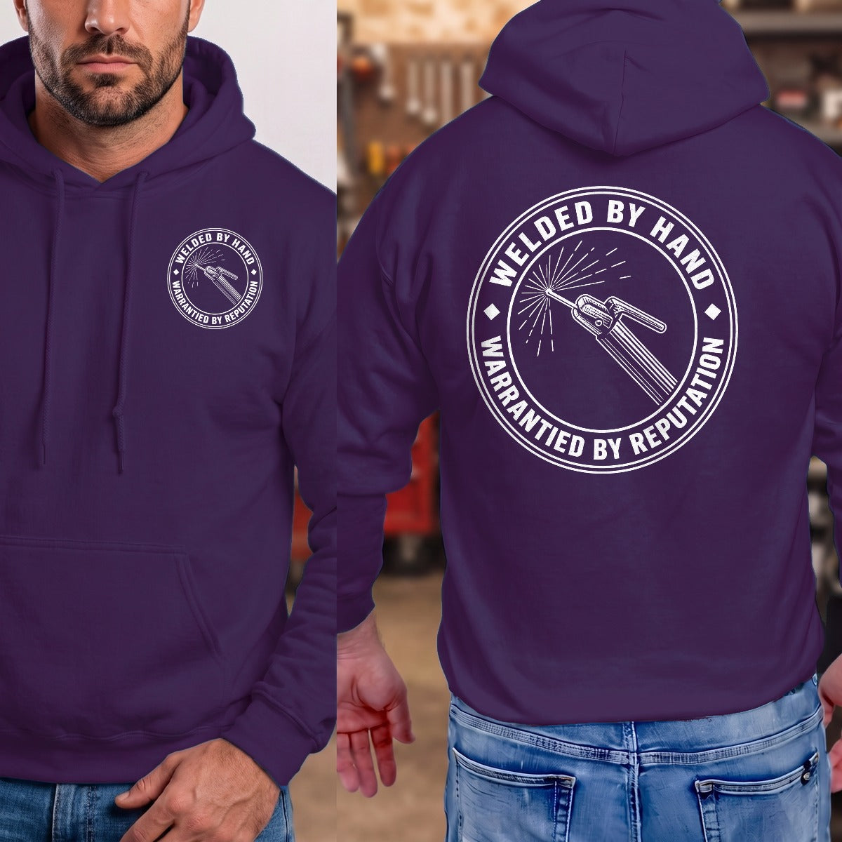 Purple | Front & Back