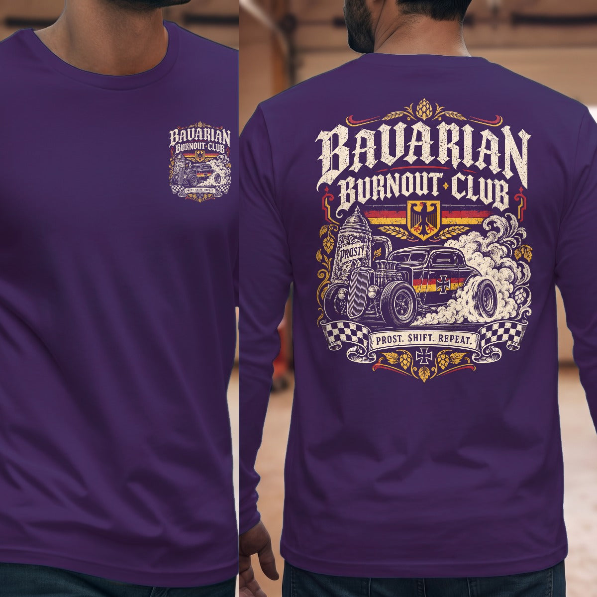 Purple | Front & Back
