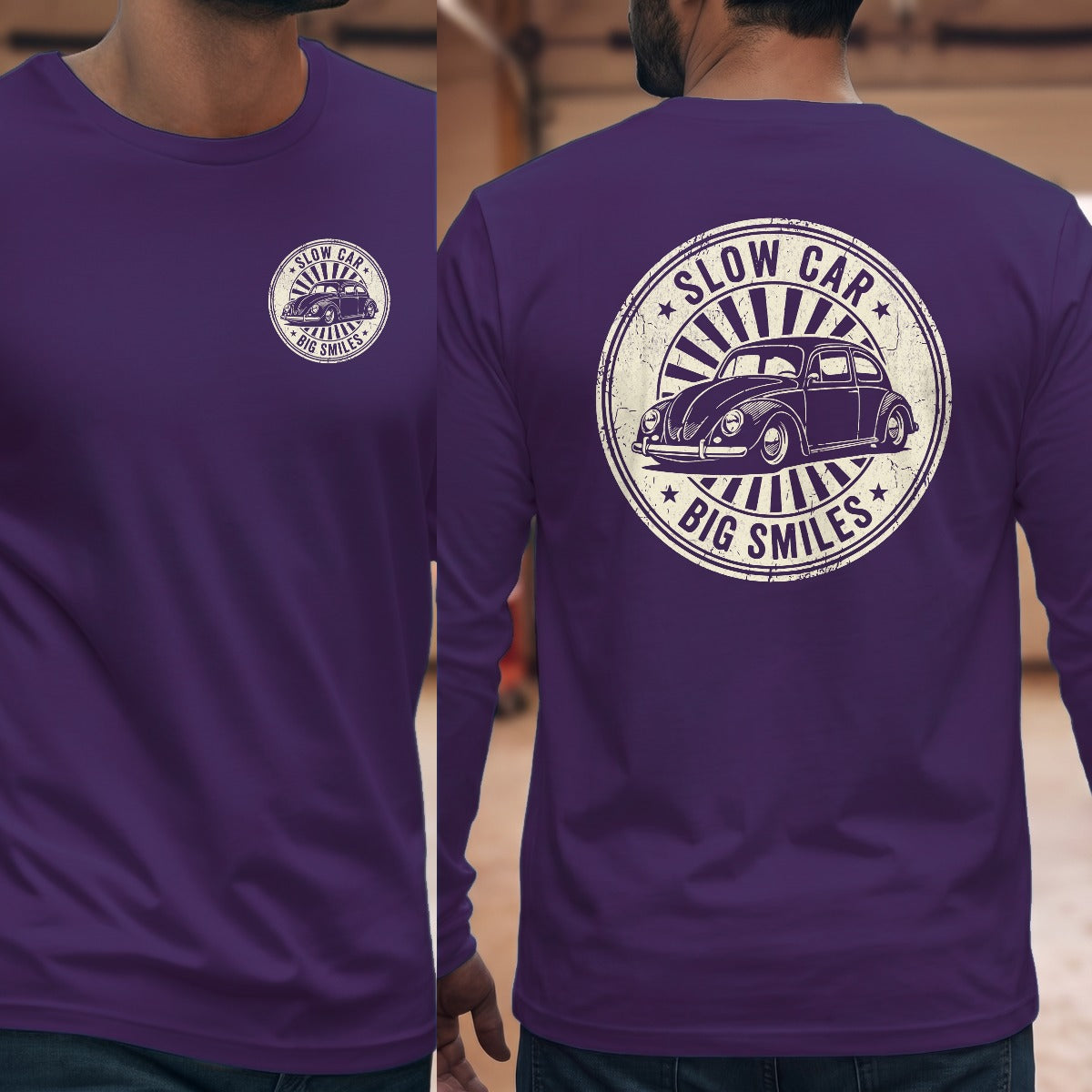 Purple | Left Chest + Back