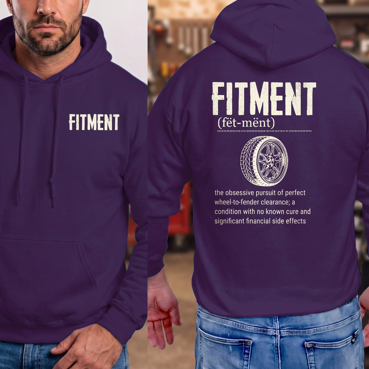 Purple | Left Chest + Back