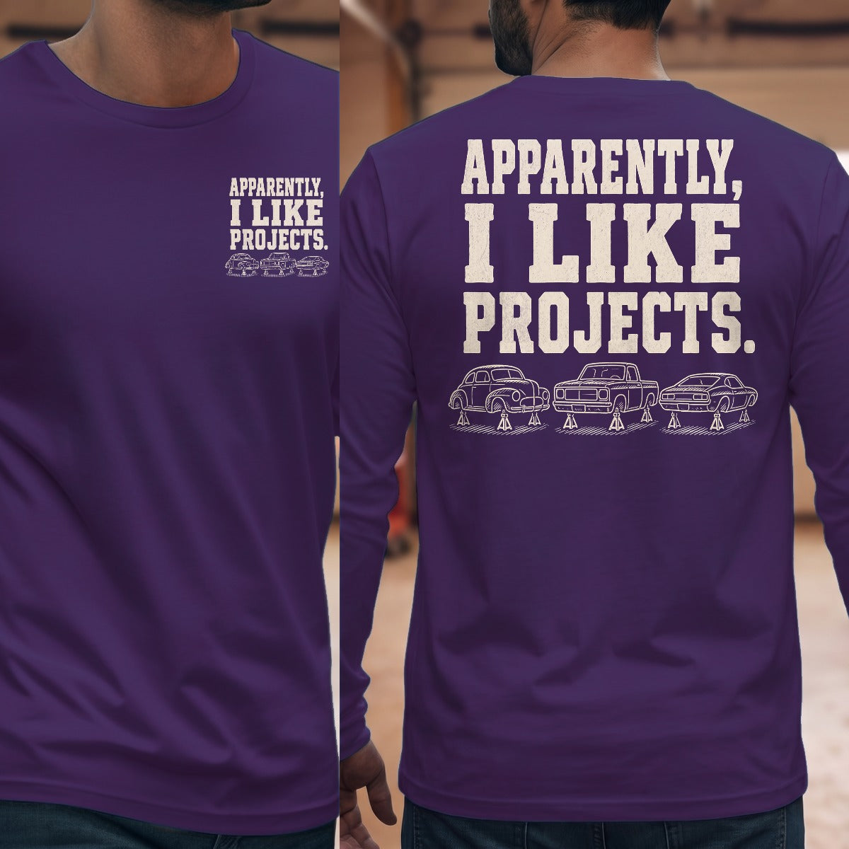 Purple | Front & Back