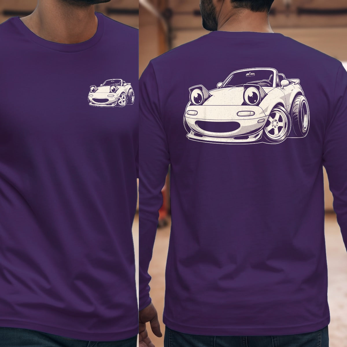 Purple | Front & Back
