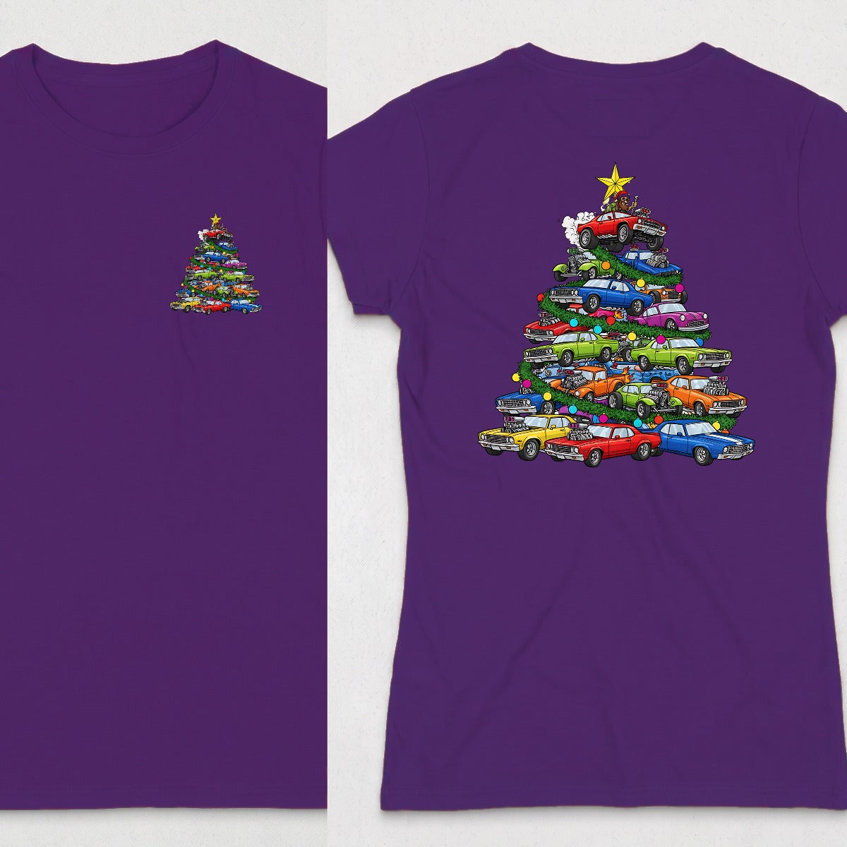 Purple | Left Chest + Back