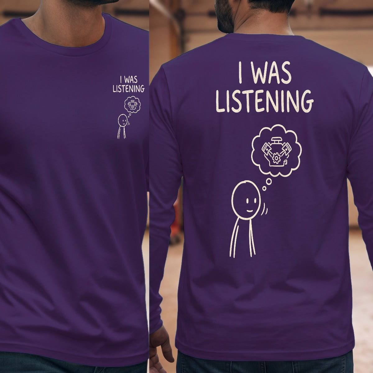 Purple | Front & Back