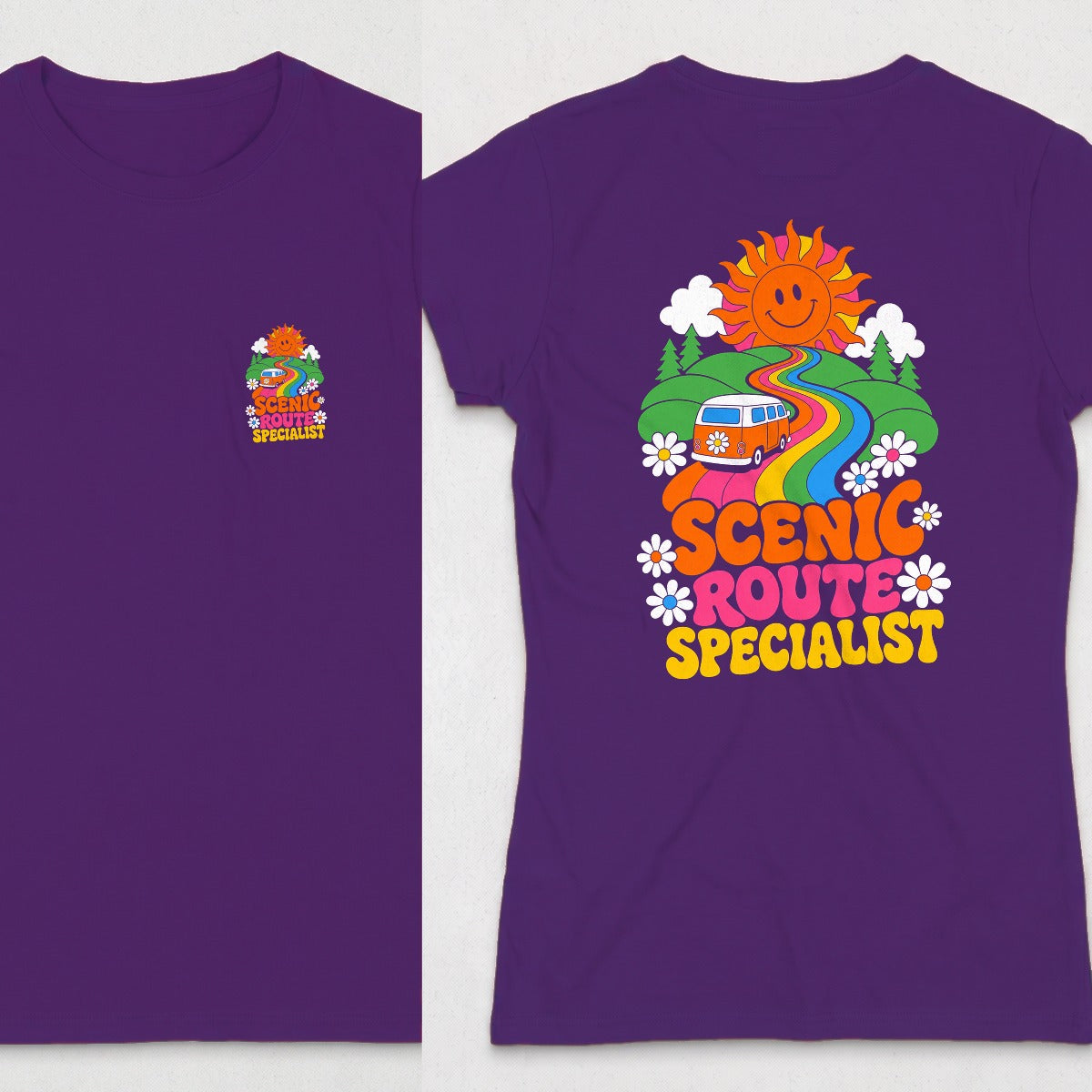 Purple | Front & Back